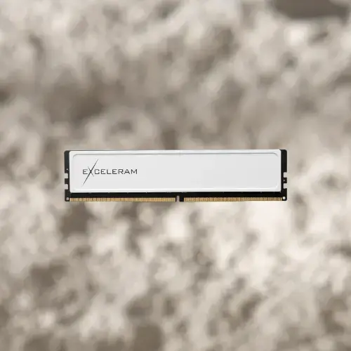 White DDR5 RAM by Exceleram