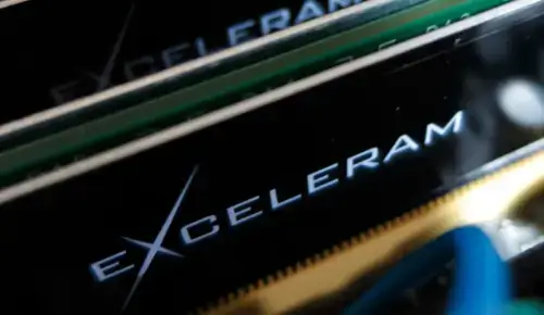 RAM from Excleram in a motherboard