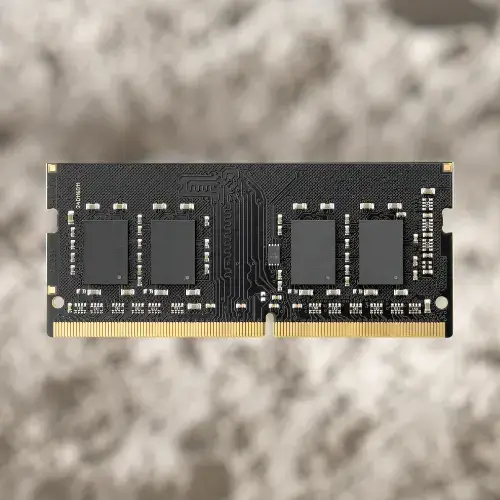 SO-DIMM DDR RAM in black made by Exceleram