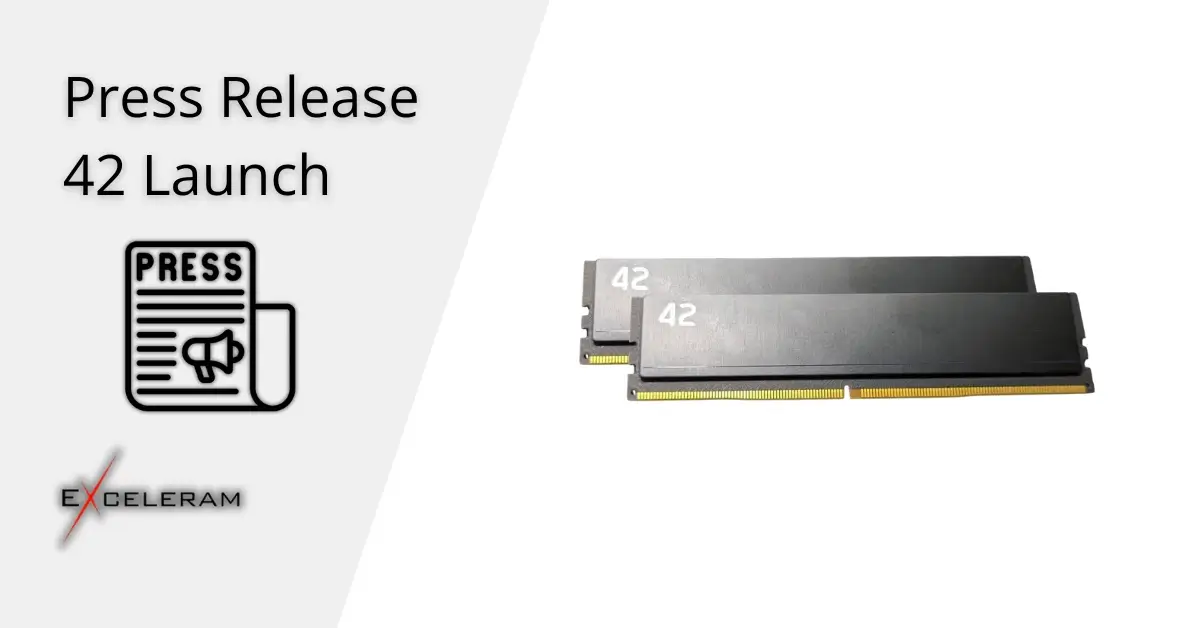 Featured images 42 U-DIMM RAM launch of press release
