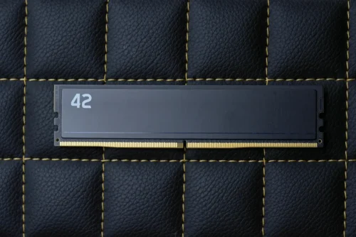 42 RAM Series Stick by Exceleram with black background